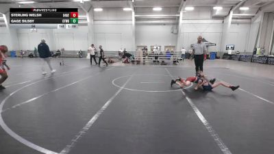 56 lbs Round 7 (8 Team) - Gage Silsby, CTWHALE Green vs Sterling Welsh, 84 Athletes