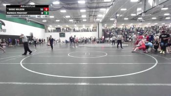 144 lbs Champ. Round 2 - Bode Wilson, Tuttle High School vs Patrick Provost, Zumwalt Wrestling