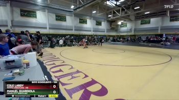 150 lbs Cons. Semi - Cole Lardy, MATPAC Wrestling - ND vs Manuel Guardiola, Adams City Wrestling