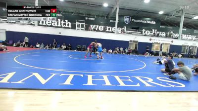 191 lbs Rr Rnd 1 - Teagan Gratkowski, Team 302 - HSCB vs Stefan Matteo Noronha, Prestige Worldwide Red - HSCB