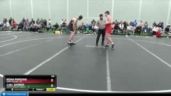 195 lbs Round 1 (8 Team) - Cael Barber, South Dakota Frenzy vs Noah Parsons, Iowa Yellow