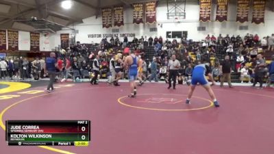 215 lbs Champ. Round 2 - Jude Correa, Wyoming Seminary (PA) vs Kolton Wilkinson, Reynolds