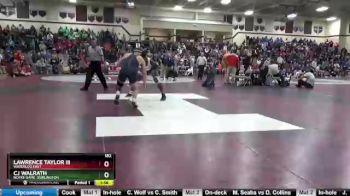 182 lbs Quarterfinal - CJ Walrath, Notre Dame, Burlington vs Lawrence Taylor III, Waterloo East