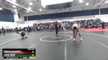 150 lbs Champ. Round 2 - Keegan Daugherty, Yucaipa Thunder Wrestling Club vs Chase Trask, Santiago (Corona)