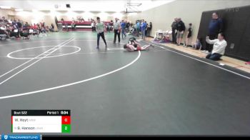 102 lbs Semifinal - Brody Hanson, Lake Stevens Wrestling Club vs Waylon Hoyt, NWWC