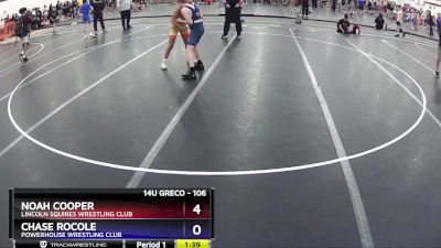 106 lbs Round 1 - Noah Cooper, Lincoln Squires Wrestling Club vs Chase Rocole, Powerhouse Wrestling Club