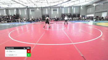 220 lbs Round Of 16 - Gilbert Clay, New Canaan vs Lukas Cylwik, Trumbull