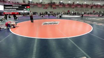 165 lbs Champ. Round 2 - Logan Defilippo, Wisconsin-Whitewater vs Harrison Konder, North Central