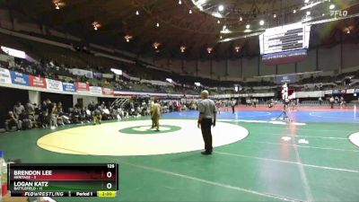 126 lbs Quarters & Wb (16 Team) - Brendon Lee, Heritage vs Logan Katz, Battlefield