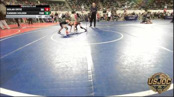 52 lbs Consi Of 8 #1 - Nolan Ortiz, Shelton Wrestling Academy vs Camden Holden, Ponca City Wildcat Wrestling