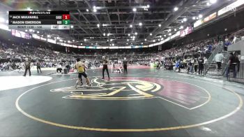 106 lbs Cons. Round 4 - Mason Emerson, Meridian vs Jack Mulvahill, Cascade