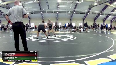 285 lbs Cons. Round 1 - Kyle Combs, Ohio University vs Mekhi Bradley, Cleveland State