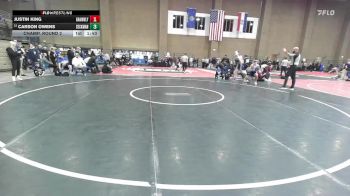132 lbs Champ. Round 2 - Justin King, Grain Valley vs Carson Owens, Seckman