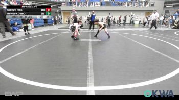 83 lbs Rr Rnd 1 - Eeston Rice, Watonga Youth Wrestling vs Nevius Cossio, OKC Saints Wrestling