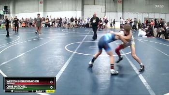 85 lbs Cons. Round 2 - Crue Hatchell, Southside Outlaws vs Weston Mehlenbacher, Wayland