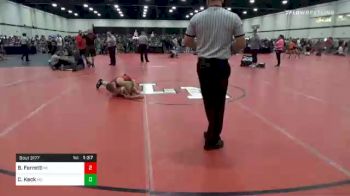 120 lbs Prelims - Brendan Ferretti, MI vs Cael Keck, MO