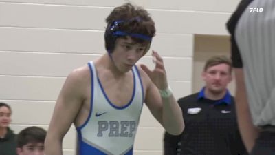 132 lbs Round 2 (3 Team) - Cole Caniglia, Creighton Prep vs Owen Dobler, Norfolk