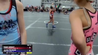 70 lbs Semis (4 Team) - Aniyah Ierley, Central Pennies Power vs Kenzie Harshman, MGW Lost Souls