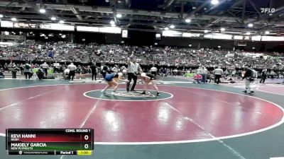 120 lbs Cons. Round 1 - Makiely Garcia, New Plymouth vs Kevi Hanni, Rigby