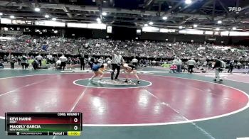 120 lbs Cons. Round 1 - Makiely Garcia, New Plymouth vs Kevi Hanni, Rigby