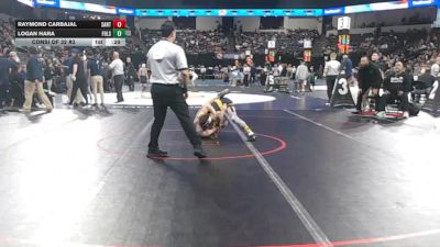 120 lbs Consi Of 32 #2 - Raymond Carbajal, Santa Fe (SS) vs Logan Hara, Folsom (SJ)