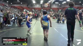 112 lbs Quarterfinal - Paxton Vamvas, Imlay City Youth WC vs Emmitt Stanchina, Kingsford Youth WC