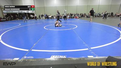 65 lbs Consi Of 4 - Kruz Burke, Untouchables 9U vs Isaiah Rodriguez, Tulsa Elite 9U