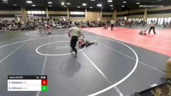 86 lbs Consi Of 8 #2 - Vivienne Popadiuc, 505 Wc vs Asher Williams, Manu Wr Ac