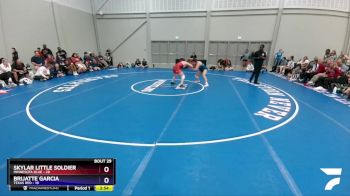 144 lbs Placement Matches (16 Team) - Skylar Little Soldier, Minnesota Blue vs Brijatte Garcia, Texas Red