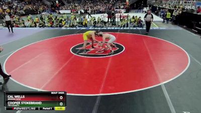 1st Place Match - Cal Wells, Broken Bow vs Cooper Stokebrand, Tri County