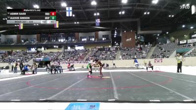 120 lbs Cons. Round 2 - Asmin Saidi, Frederick Douglass vs Alexis Gibson, Greenup County