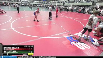 95 lbs Cons. Round 5 - Braxton Bollant, RT Elite Wrestling vs Jayce Leclaire, X-Factor Elite Wrestling