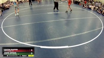 117 lbs Round 4 (6 Team) - Colton Shaffer, Iowa USA Red vs Andre Sengos, South Dakota Lightning