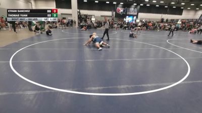 190 lbs Champ. Rd Of 32 - Ethan Sanchez, Boneyard Wrestling Academy vs Thomas Yuan, Kaiju Grappling Syndicate