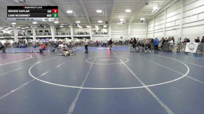 100 lbs Round Of 32 - Brodie Kaplan, Grizzlies Wrestling Academy vs Liam McKenney, Maine Hammahs