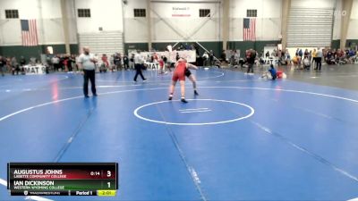 197 lbs Cons. Round 3 - Augustus Johns, Labette Community College vs Ian Dickinson, Western Wyoming College