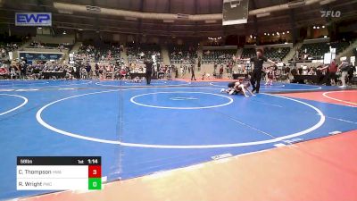 58 lbs Semifinal - Cheston Thompson, HURRICANE WRESTLING ACADEMY vs Ronix Wright, Powerhouse Wrestling Club