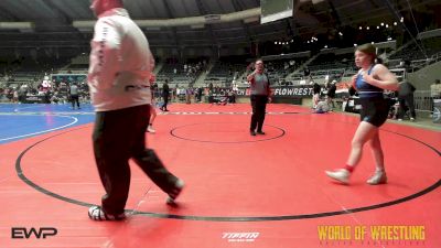 110 lbs Consolation - Maggie Martinez, Berryhill Wrestling Club vs Bryher Horton, Moen Wrestling Academy