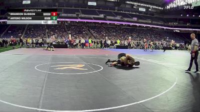 D1-215 lbs Cons. Semi - Brandon Glisson, Davison HS vs Artero Wilson, North Farmington HS