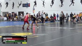 133 lbs Cons. Round 2 - Justin Corcoran, Adrian vs Arlie Benson, Wabash