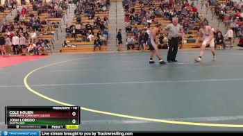 141 lbs Cons. Round 2 - Cole Holien, Ridgewater Community College vs Josh Loredo, UNATTACHED