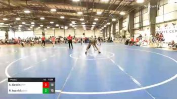 145 lbs Prelims - Anthony Gaskin, Empire Wrestling Academy HS vs Rawson Iwanicki, BVRTC