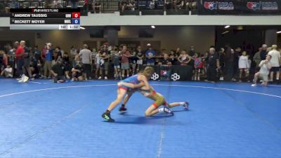 84 lbs 3rd Place Match - Andrew Taussig, Greater Heights Wrestling vs Beckett Moyer, Moyer Elite