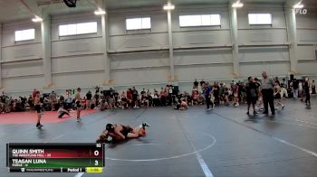 92 lbs Round 2 (8 Team) - Quinn Smith, The Wrestling Mill vs Teagan Luna, FORGE
