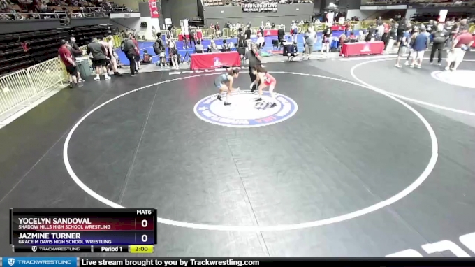 106 lbs Semifinal - Yocelyn Sandoval, Shadow Hills High School ...