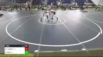 120 lbs Consi Of 16 #2 - Mikey Ladkani, Tesoro HS vs Dylan Stark, Silverback WC