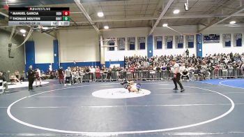 132 lbs Round Of 16 - Manuel Garcia, Dedham vs Thomas Nguyen, Braintree