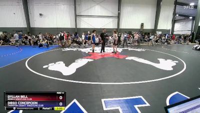 113-120 lbs Cons. Round 1 - Dyllan Bell, Rebels Wrestling Club vs Diego Concepcion, Thurston County Wrestling Club