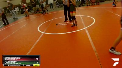 92 lbs Round 4 (6 Team) - Haily Malloy, Belding Orange vs Everett Garretson, Untouchables Black