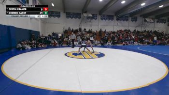 110 lbs Champ. Round 1 - Destin Cramer, Everett Alvarez vs Dominic Cabot, Aptos